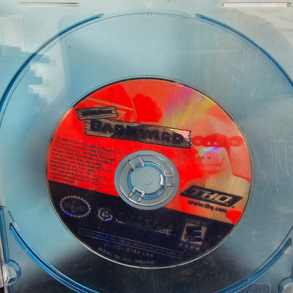 Barnyard Nintendo GameCube Game Disc Only THQ Nickelodeon DOL-006 USA NTSC-U/C